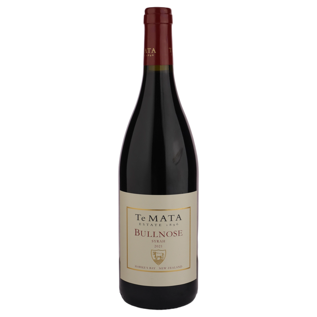 A bottle of 2021 Te Mata Bullnose Syrah 750ml Red Wine