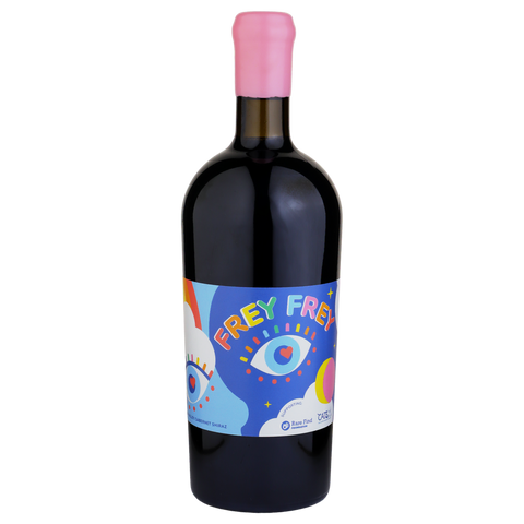 A bottle of Frey Frey Cabernet Shiraz 2019 750ml Red Wine