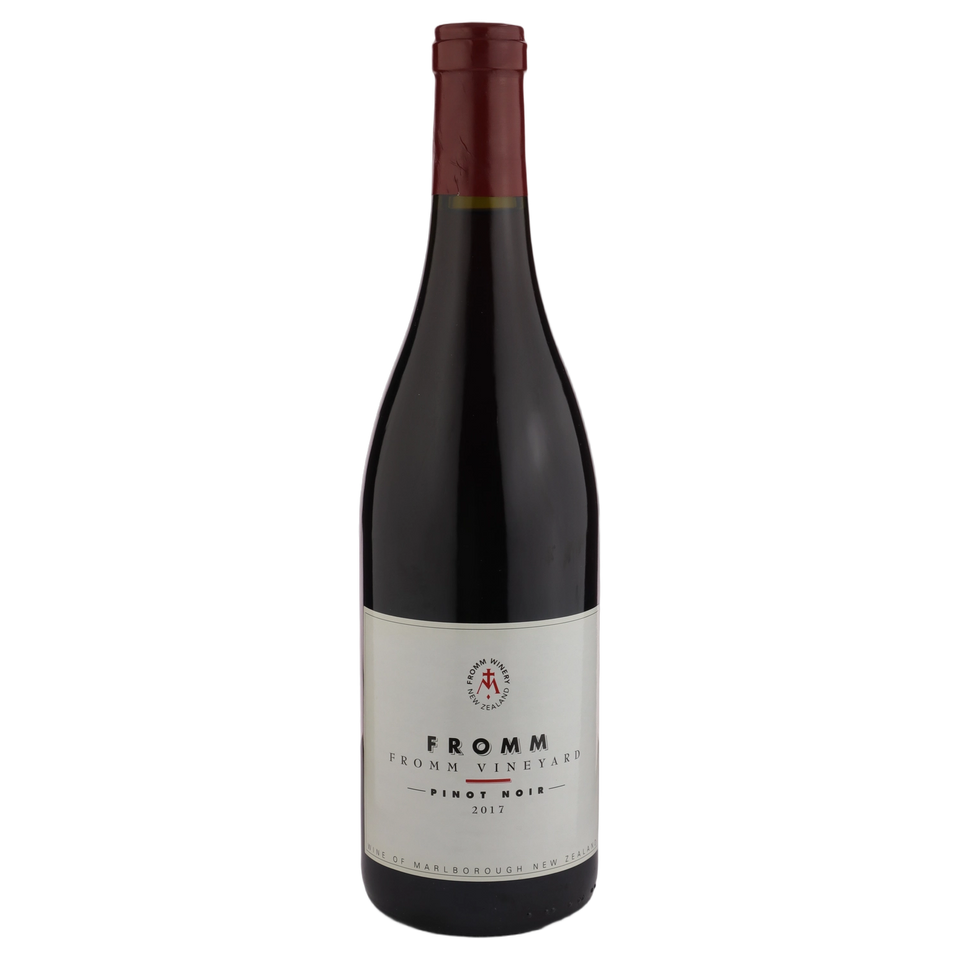 A bottle of 2017 Fromm Vineyard Pinot Noir 750ml Red Wine