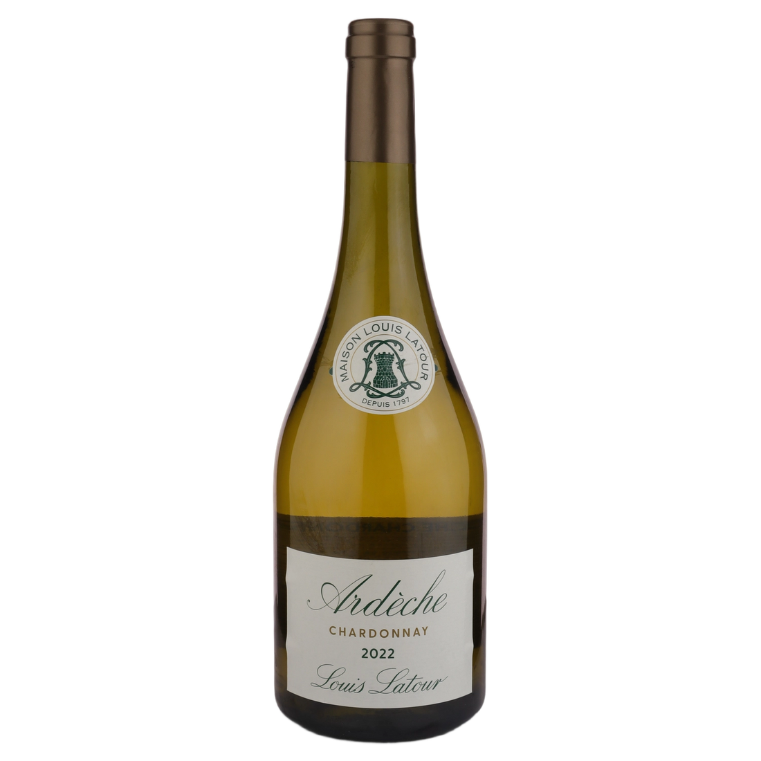 A bottle of 2022 Louis Latour Ardeche Chardonnay 750ml White Wine