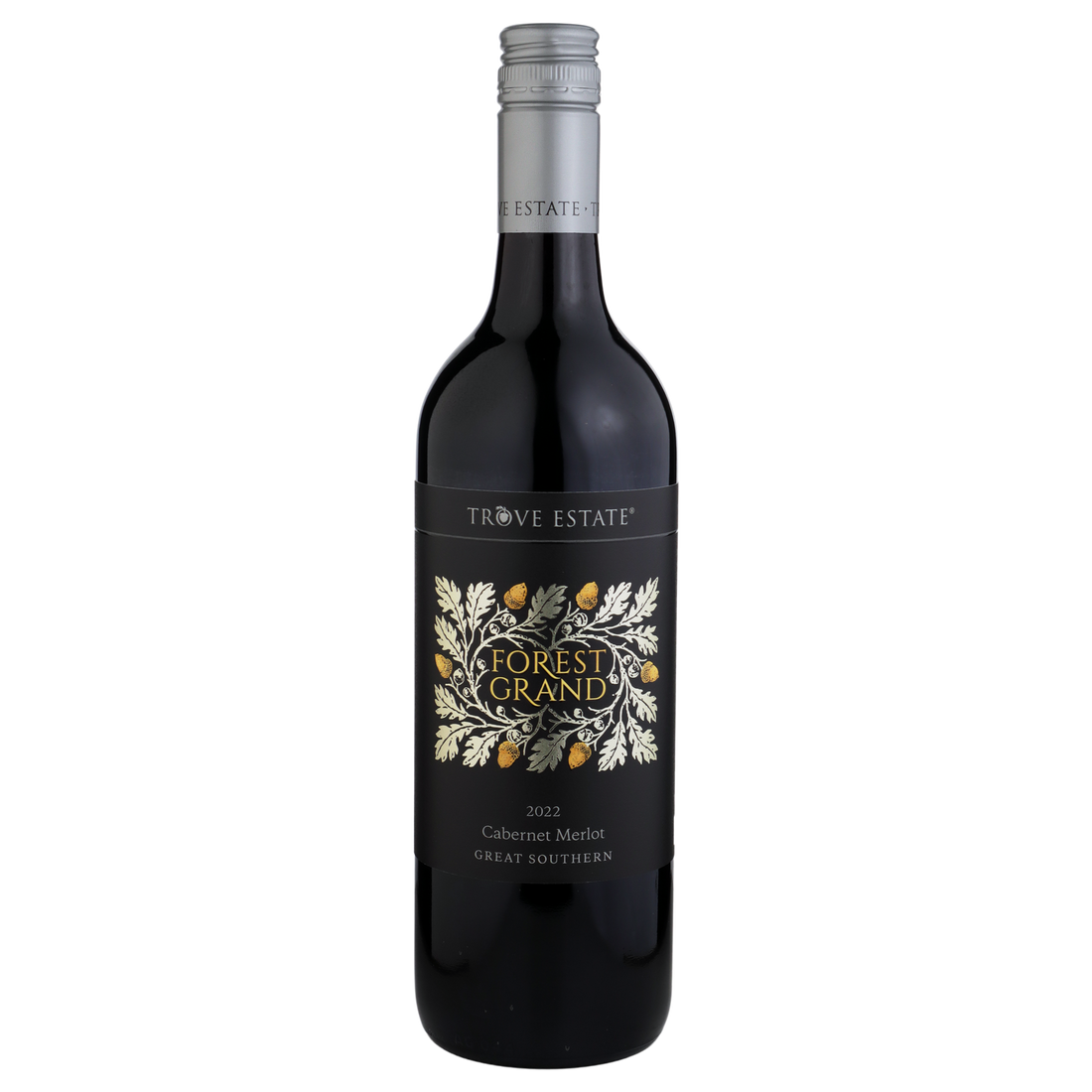 A bottle of Trove Estate Forest Grand Cabernet Merlot 2022 750ml Red Wine