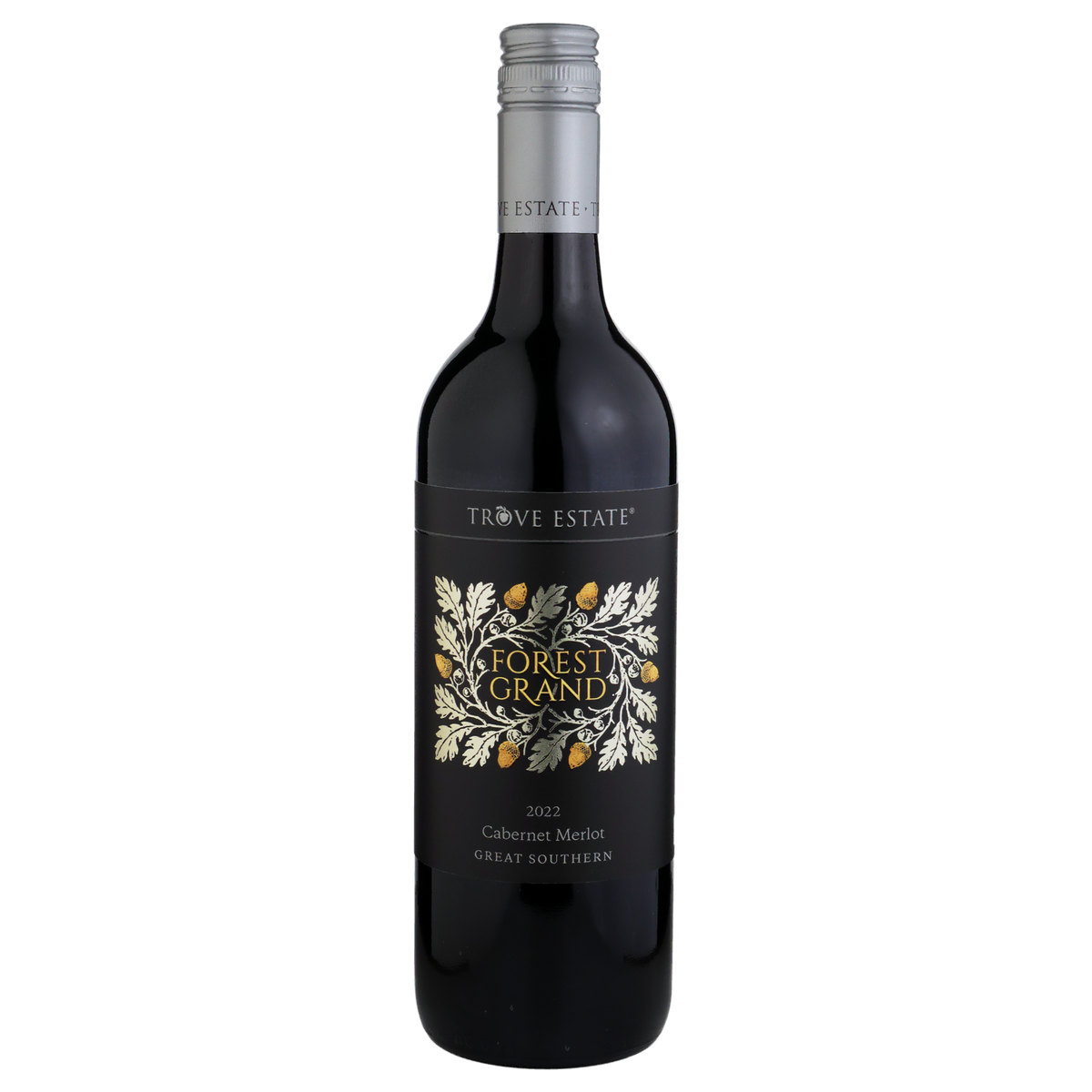 A bottle of Trove Estate Forest Grand Cabernet Merlot 2022 750ml Red Wine