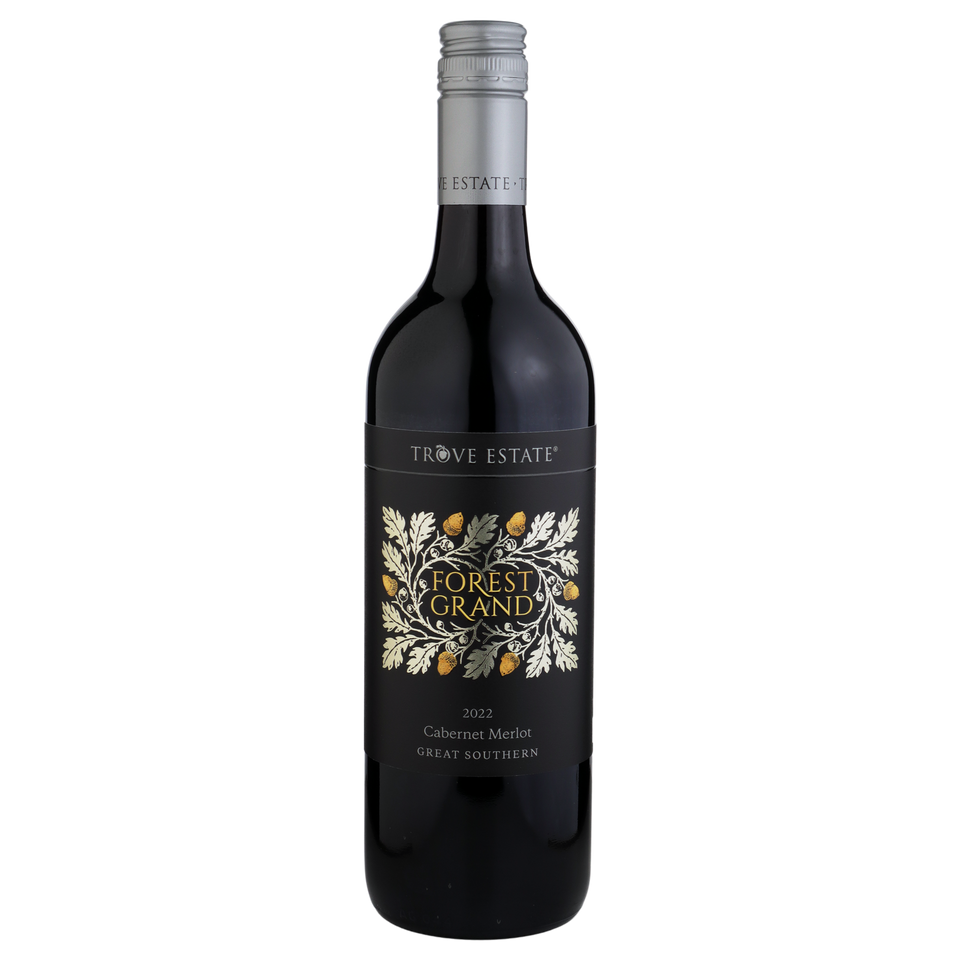 A bottle of Trove Estate Forest Grand Cabernet Merlot 2022 750ml Red Wine