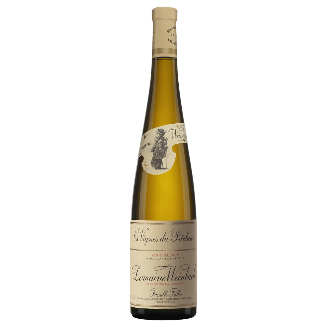 A bottle of 2022 Weinbach Alsace Les Vignes du Prêcheur 750ml White Wine