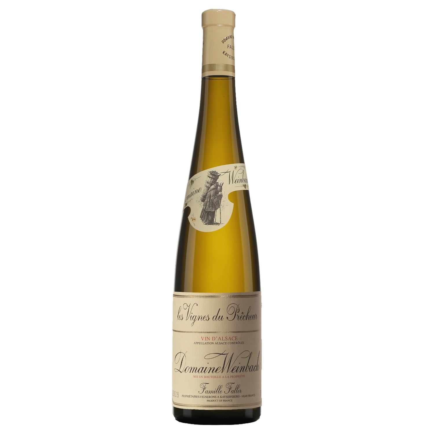 A bottle of 2022 Weinbach Alsace Les Vignes du Prêcheur 750ml White Wine