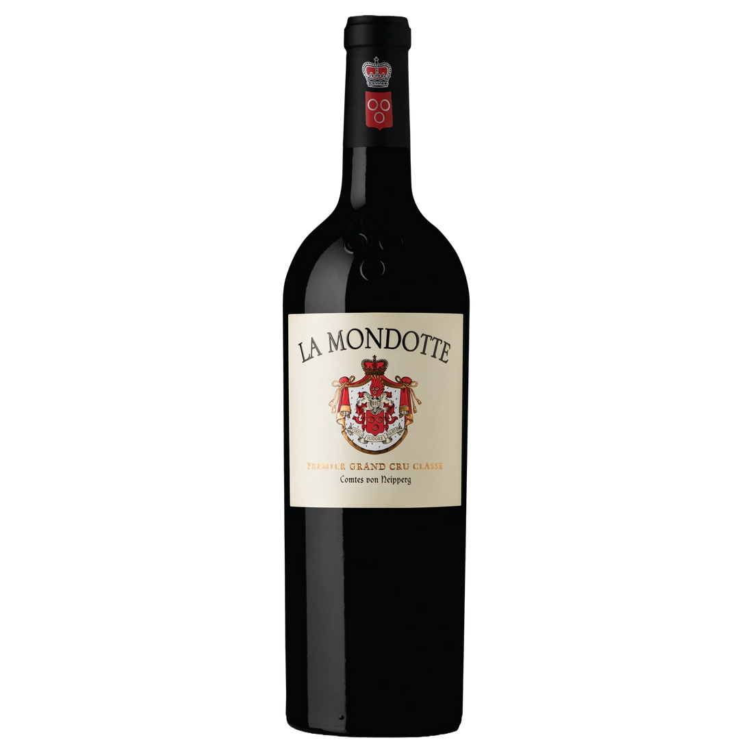 A bottle of 2015 Chateau La Mondotte Grand Cru Classe 750ml Red Wine