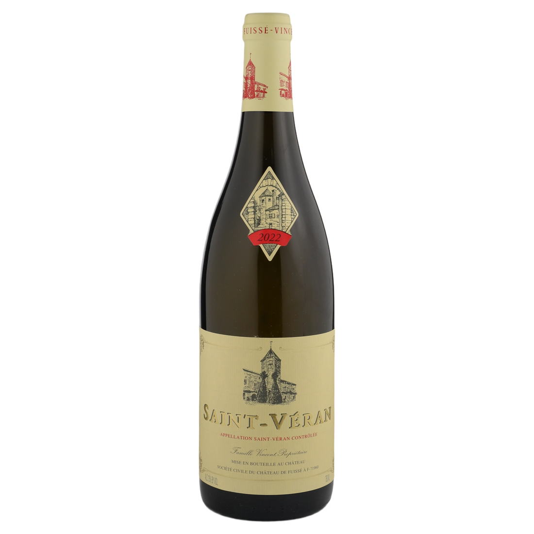 A bottle of 2022 Château Fuissé Saint Véran 750ml White Wine
