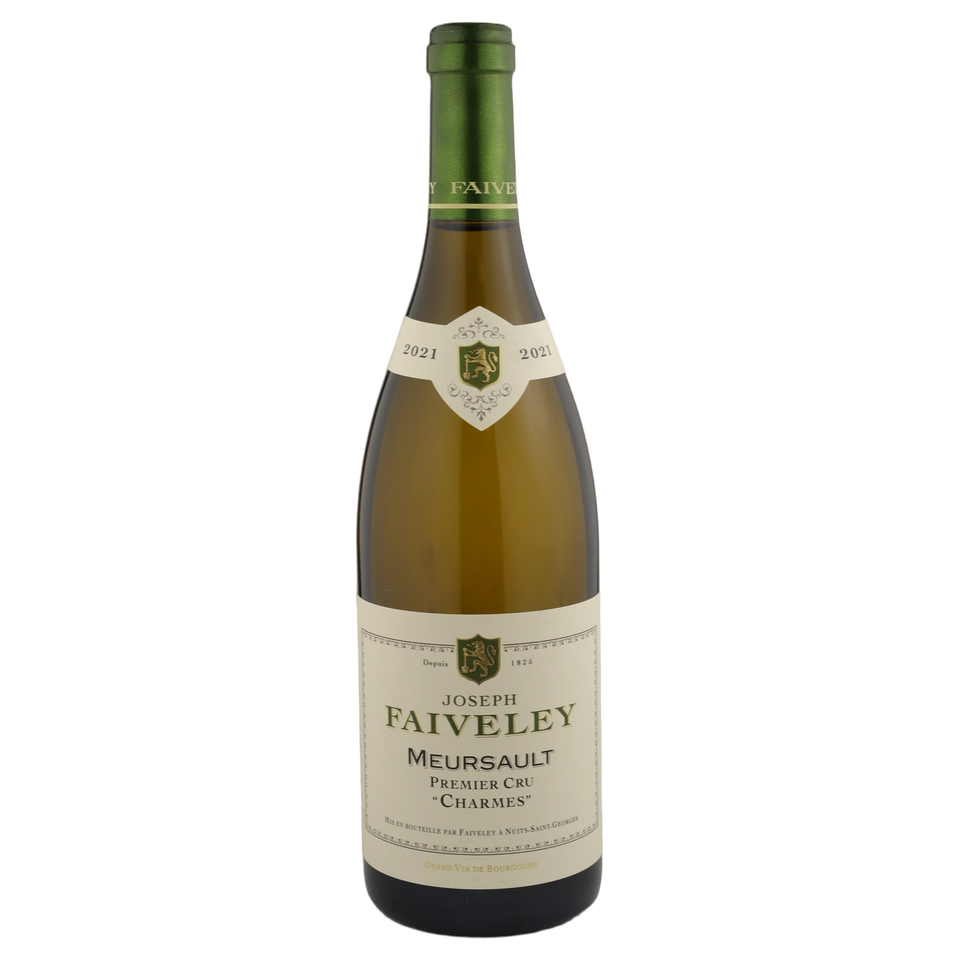 A bottle of 2021 Joseph Faiveley Meursault 1er Cru 'Charmes' 750ml White Wine
