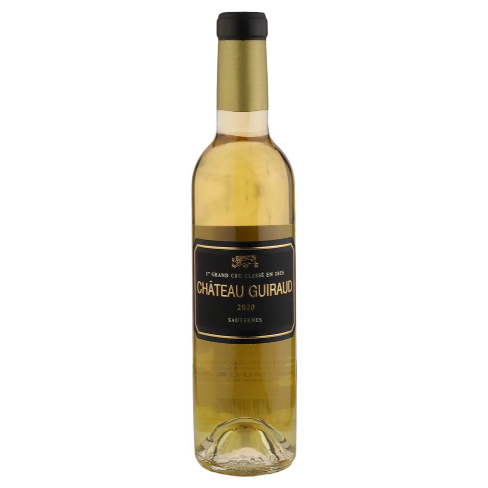 A bottle of 2020 Château Guiraud 1er Grand Cru Classé En 1855 Sauternes 375ml White Wine