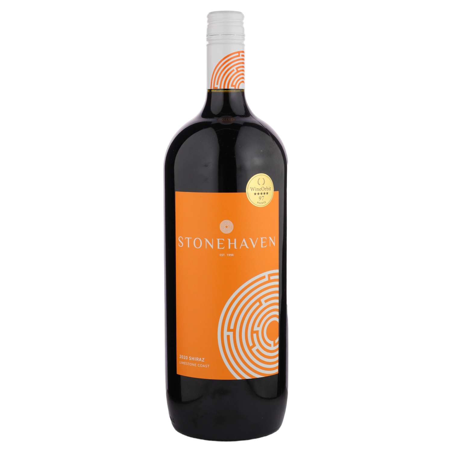 A bottle of Stepping Stone Shiraz Magnum 2020 1500ml Red Wine