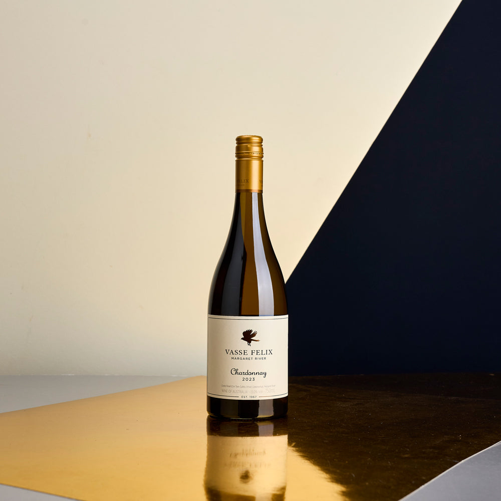 A bottle of 2023 Vasse Felix Chardonnay 750ml White Wine