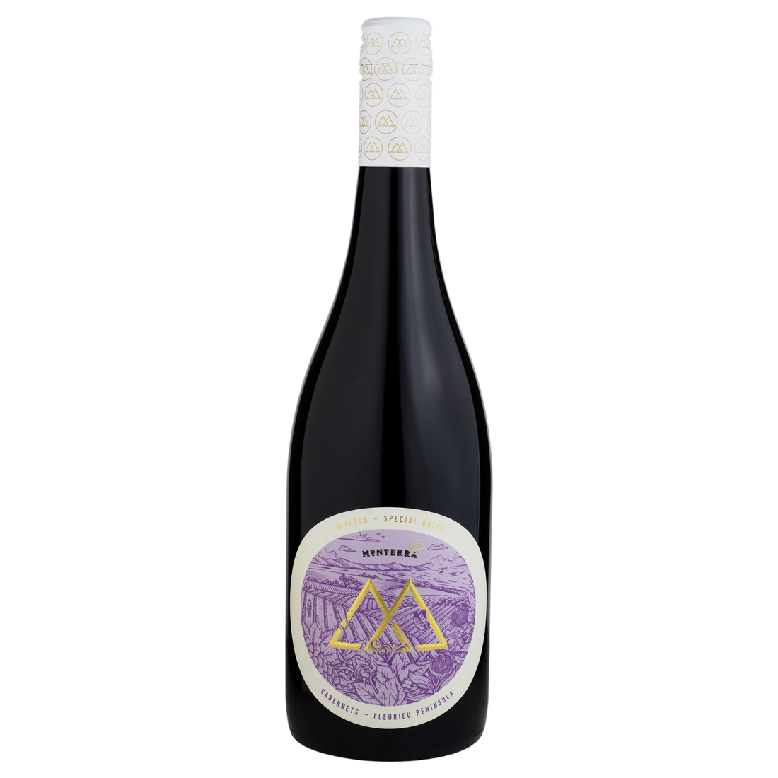 A bottle of Monterra M Block Cabernets 2022 (DO NOT USE) 750ml Red Wine