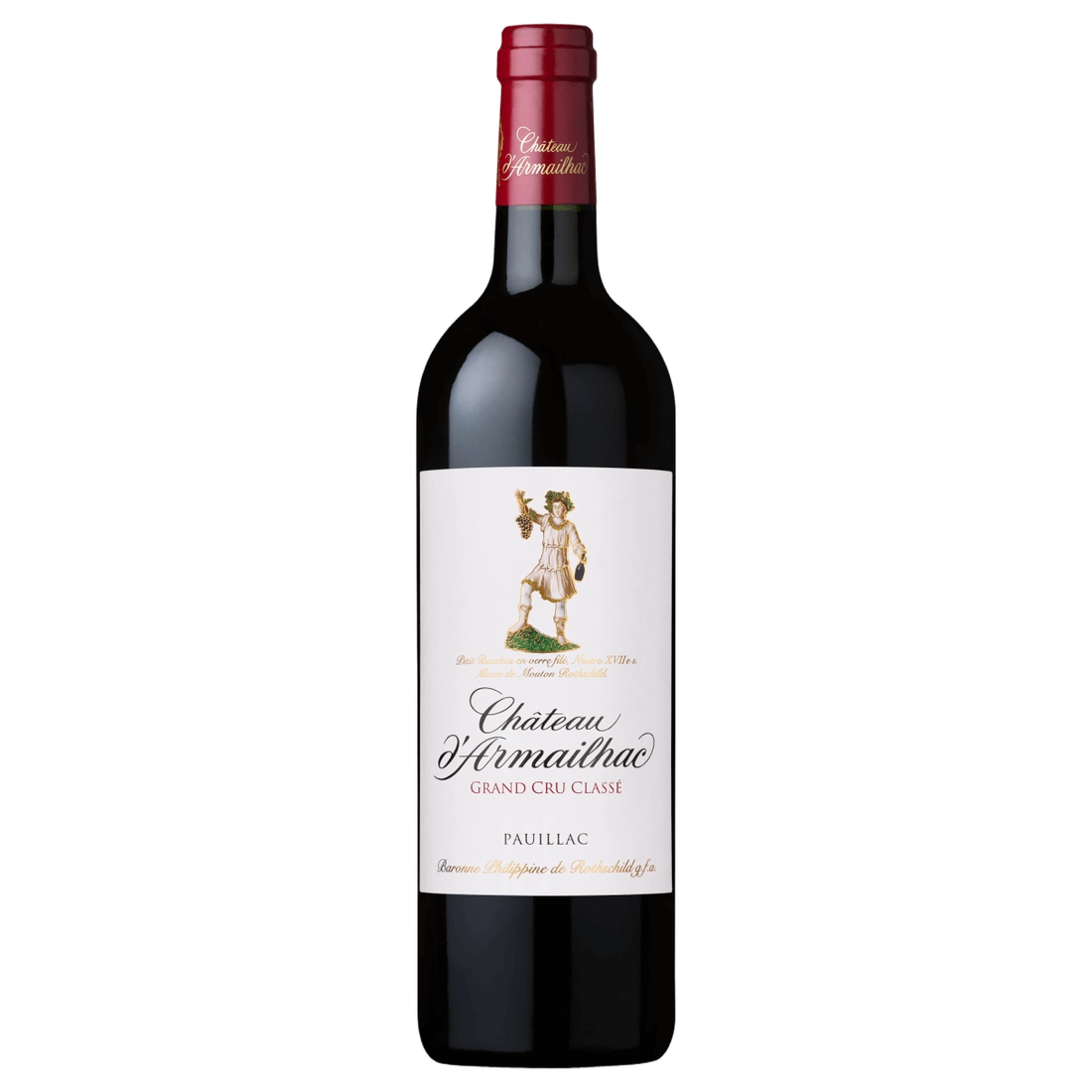 A bottle of 2018 Chateau D'Armailhac 1500ml Red Wine