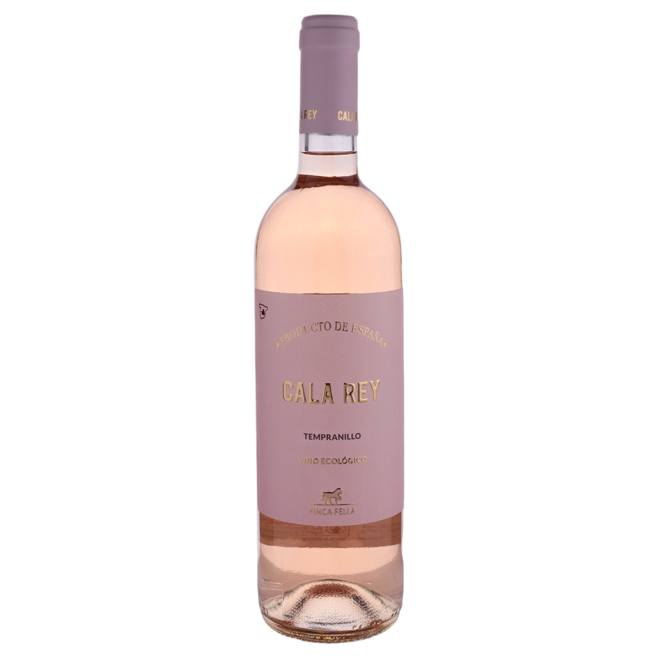 A bottle of Finca Fella Cala Rey Tempranillo Rose 2022 750ml Red Wine
