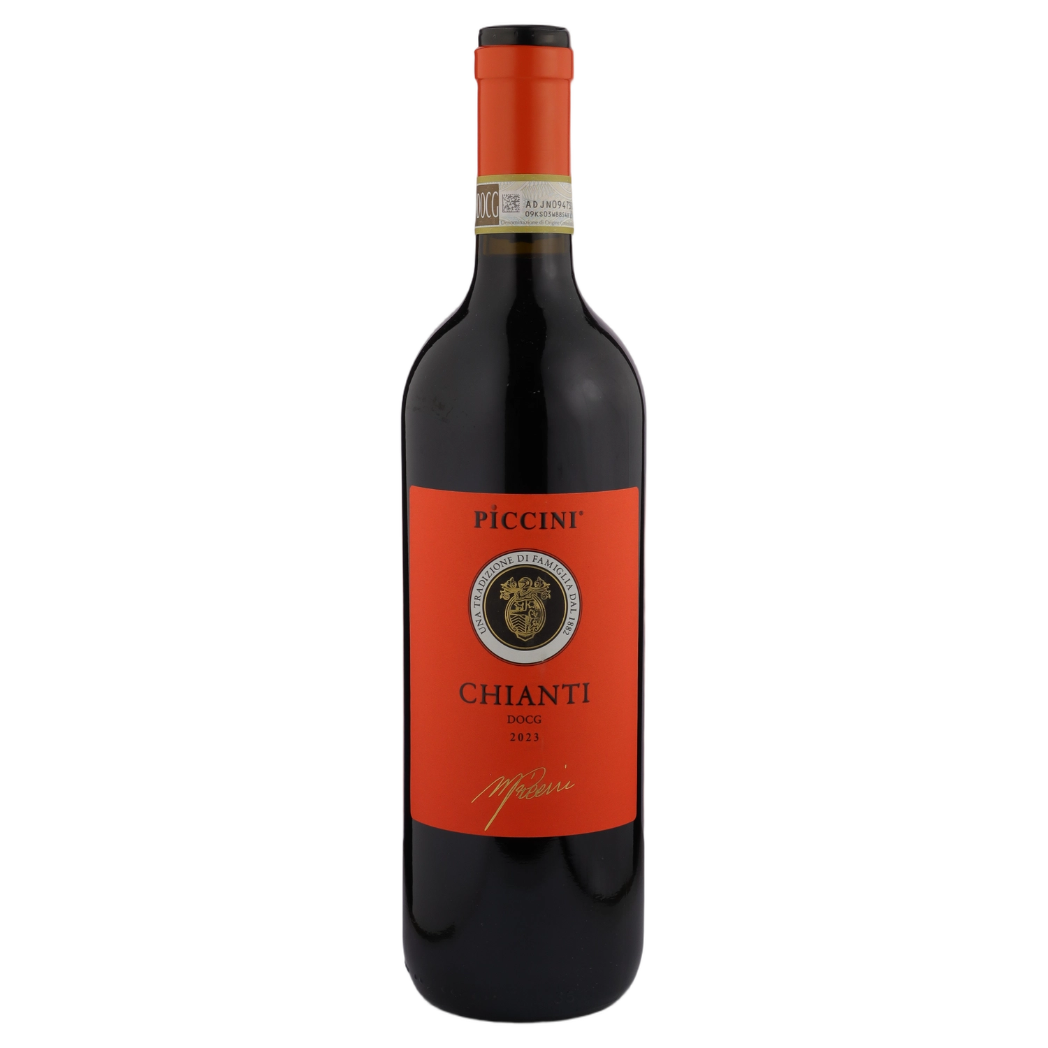 A bottle of Piccini Chianti Bottle DOCG 2023 750ml Red Wine