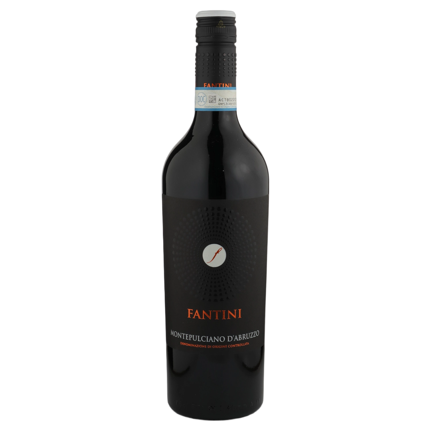 A bottle of Fantini Mont.D'Abruzzo 2022 750ml Red Wine