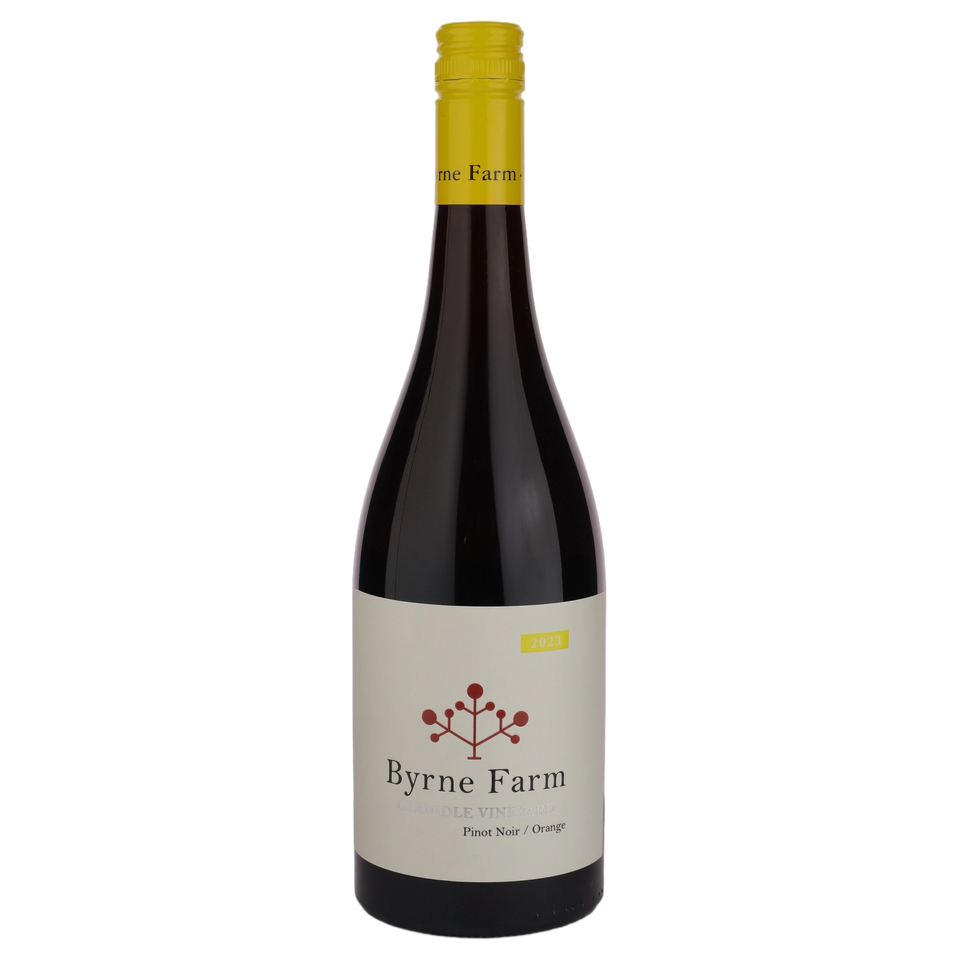 A bottle of 2023 Byrne Farm 'Glenidle Vineyard' Pinot Noir 750ml Red Wine