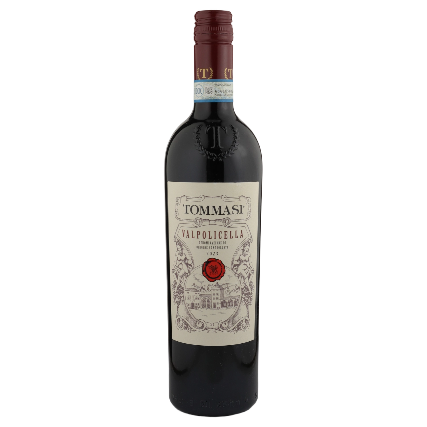 A bottle of 2023 Tommasi Valpolicella DOC 750ml Red Wine