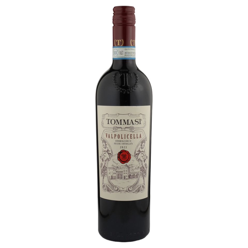 A bottle of 2023 Tommasi Valpolicella DOC 750ml Red Wine