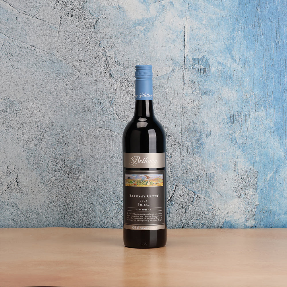 A bottle of Bethany Creek Barossa Valley Shiraz 2021 750ml Red Wine
