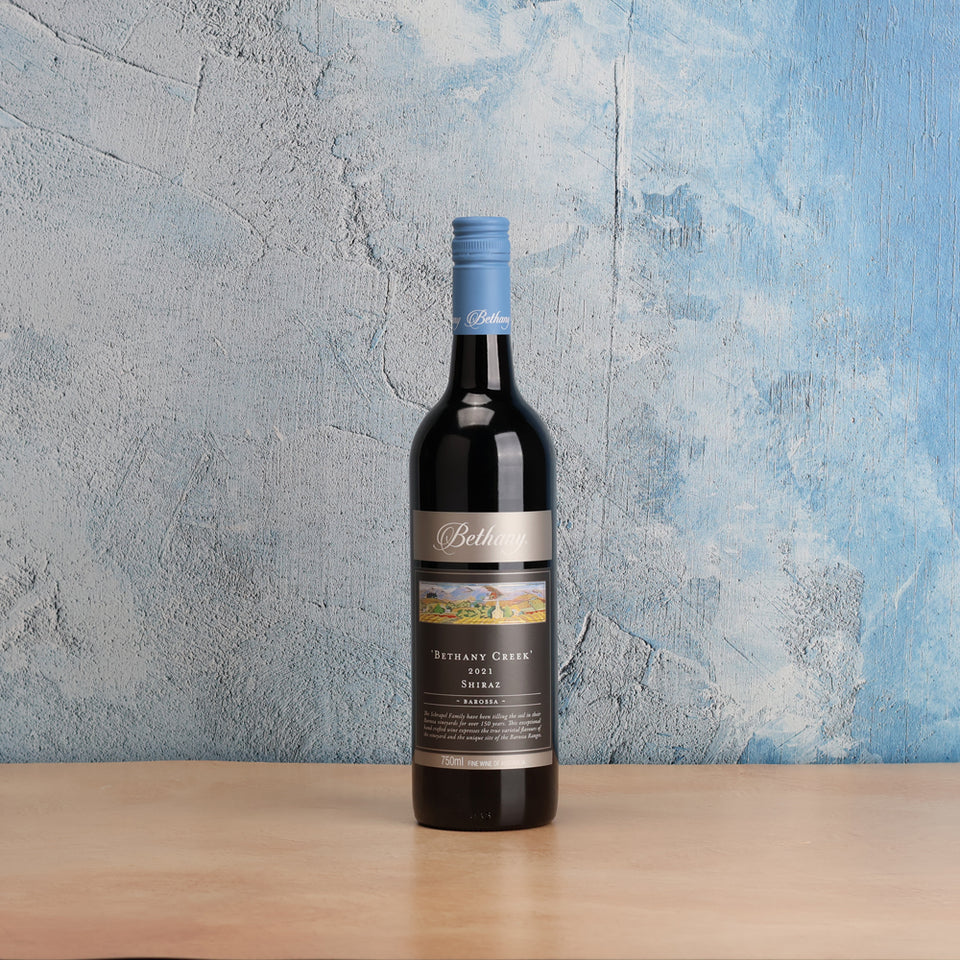 A bottle of Bethany Creek Barossa Valley Shiraz 2021 750ml Red Wine