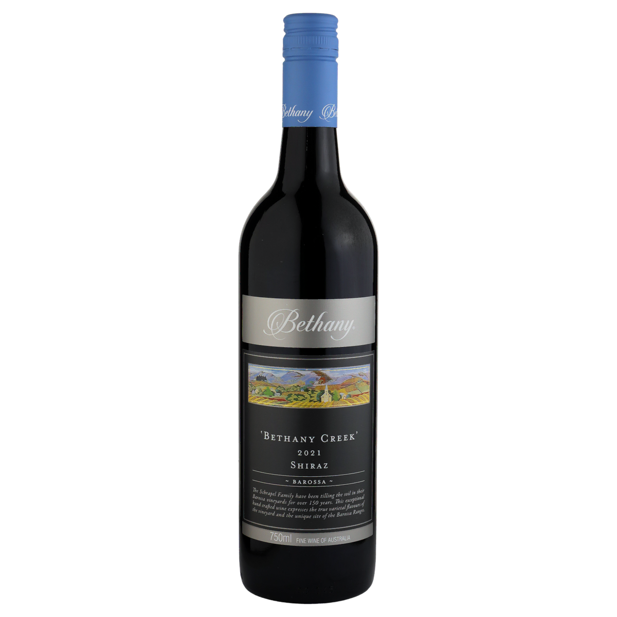 A bottle of Bethany Creek Barossa Valley Shiraz 2021 750ml Red Wine