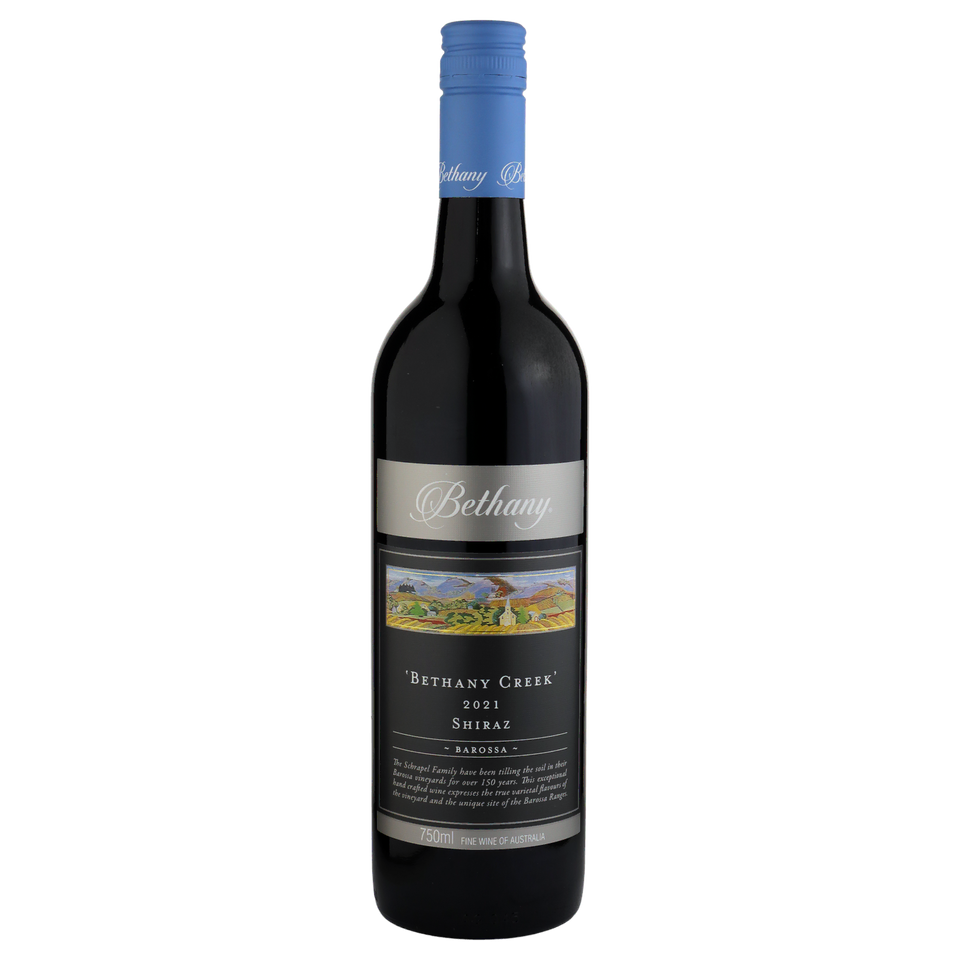 A bottle of Bethany Creek Barossa Valley Shiraz 2021 750ml Red Wine