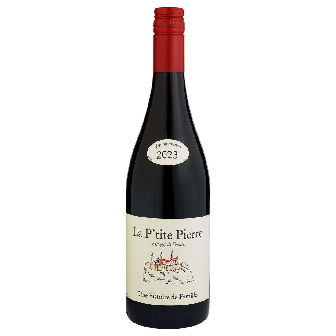 A bottle of La P'tite Pierre Rouge 2023 750ml Red Wine