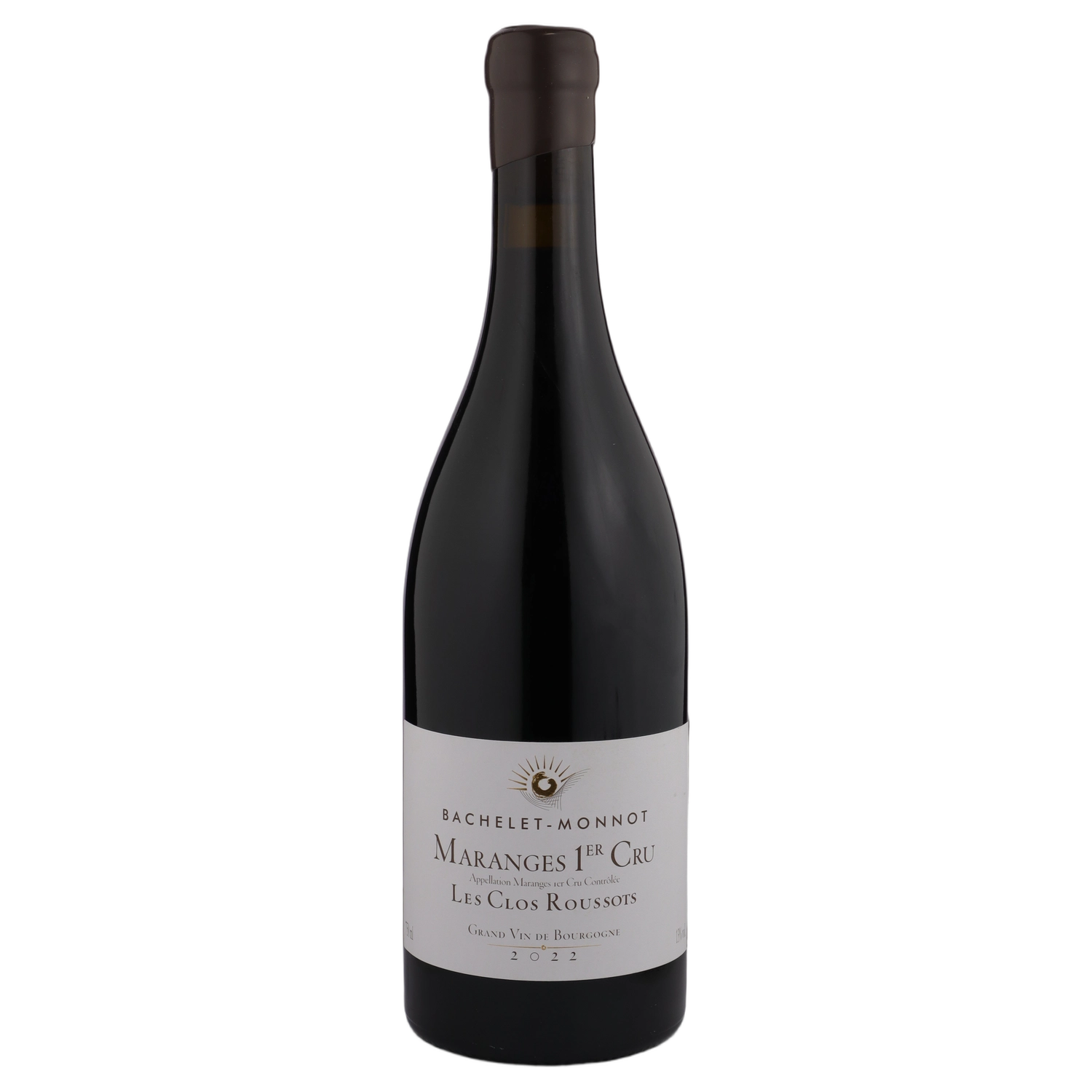 A bottle of 2022 Bachelet Monnot Maranges 1er Cru Les Clos Roussots 750ml Red Wine