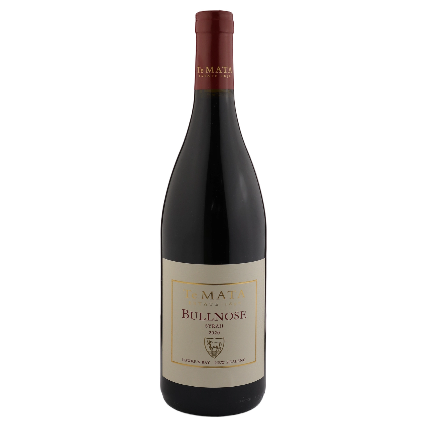 A bottle of 2020 Te Mata Bullnose Syrah 750ml Red Wine