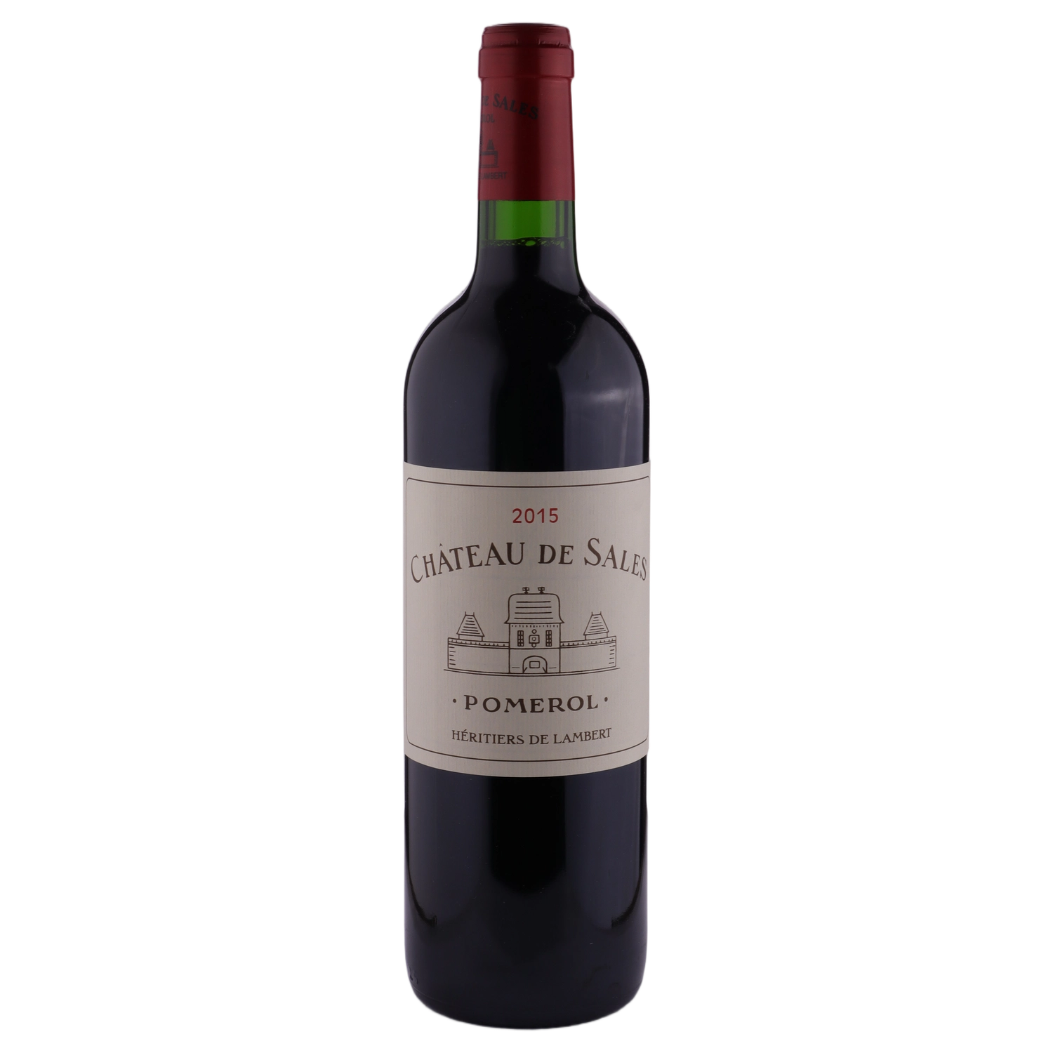 A bottle of 2015 Chateau de Sales Pomerol 750ml Red Wine