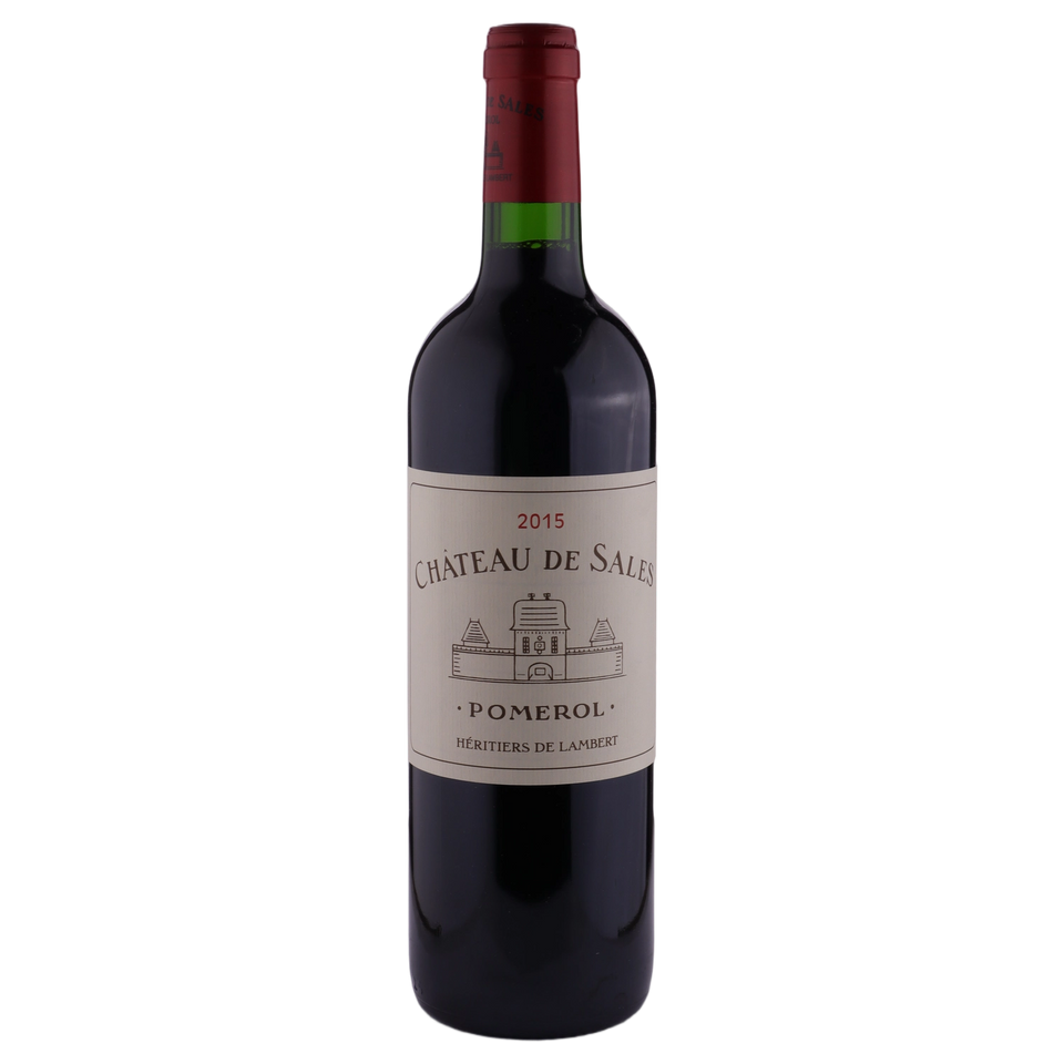 A bottle of 2015 Chateau de Sales Pomerol 750ml Red Wine