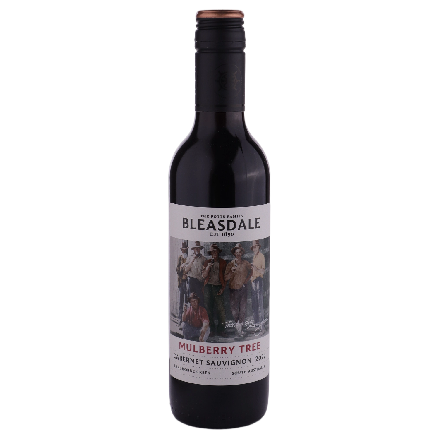 A bottle of 2022 Bleasdale Vineyards Mulberry Tree Cabernet Sauvignon 375ml Red Wine