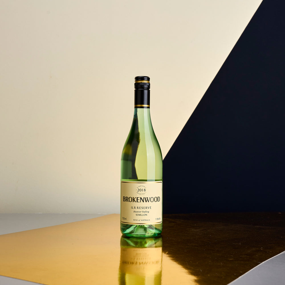 A bottle of 2018 Brokenwood ILR Reserve Semillon 750ml White Wine