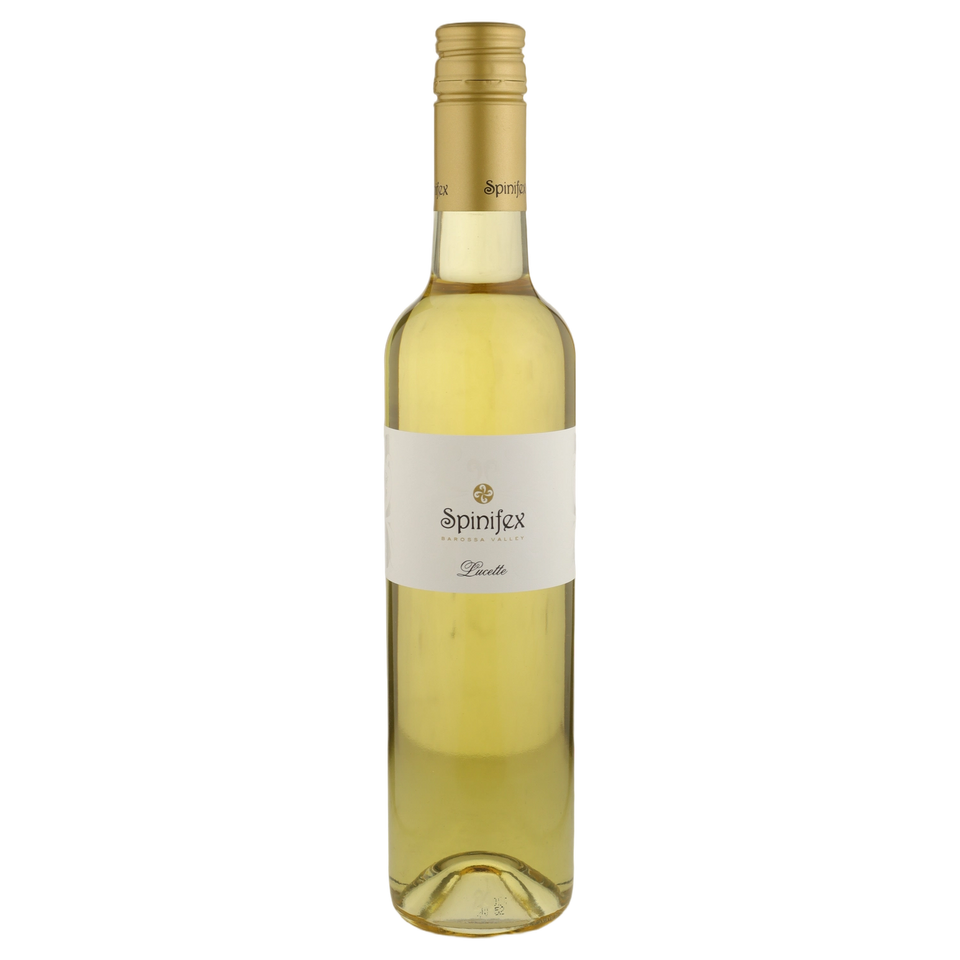 A bottle of 2023 Spinifex Lucette Cordon Cut Semillon 2023 500ml White Wine