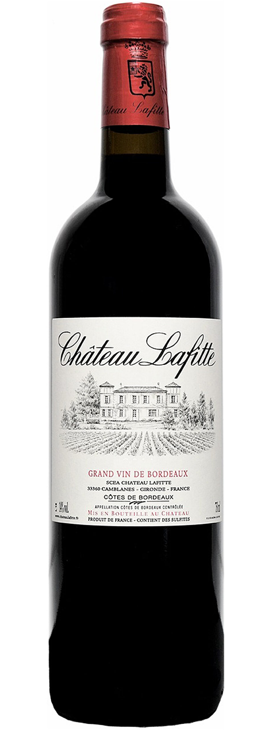 A bottle of Chateau Lafitte 1979 750ml Red Wine
