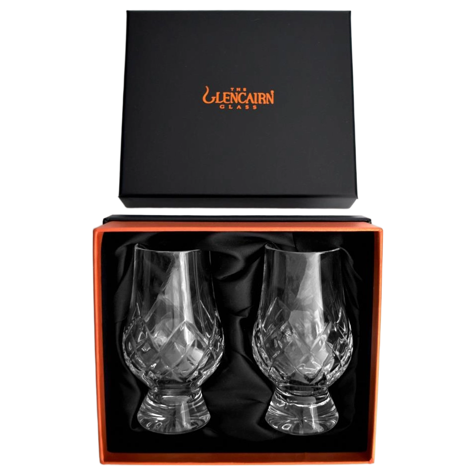 Glencairn Cut Crystal Tartan (qty2 in Presentation Box) 200ml
