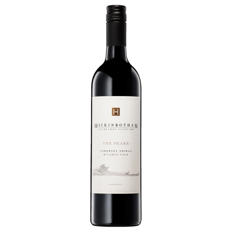 A bottle of Hickinbotham The Peake Cabernet Shiraz 2016 3000ml Red Wine
