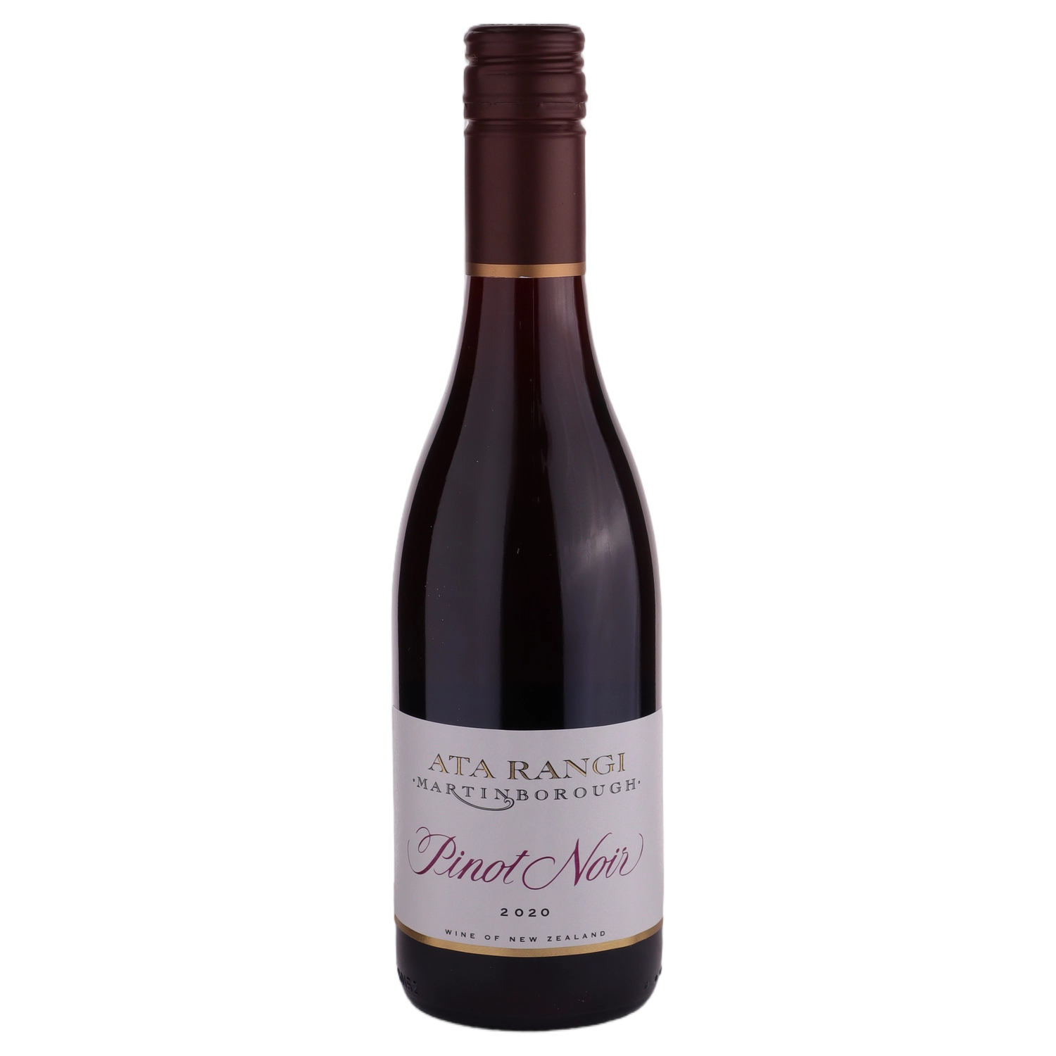 A bottle of 2020 Ata Rangi Pinot Noir 375ml Red Wine