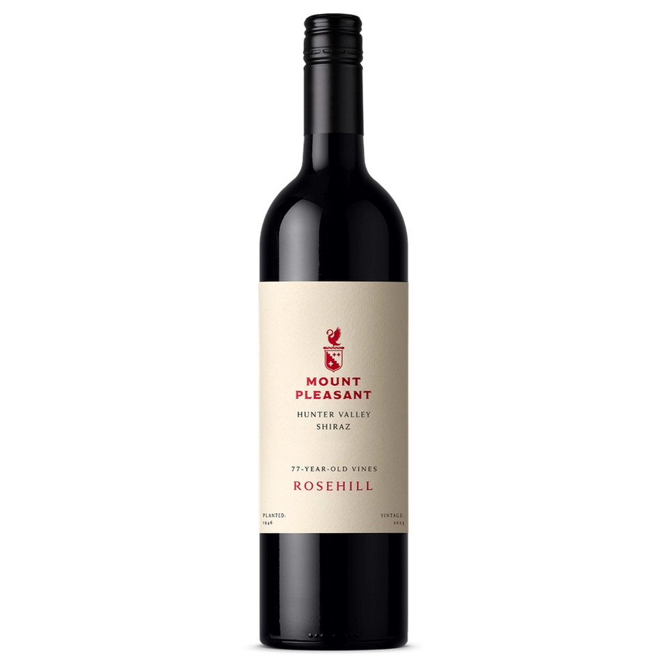 A bottle of 2023 Mount Pleasant 1946 Vines Rosehill Vineyard Shiraz 750ml Red Wine