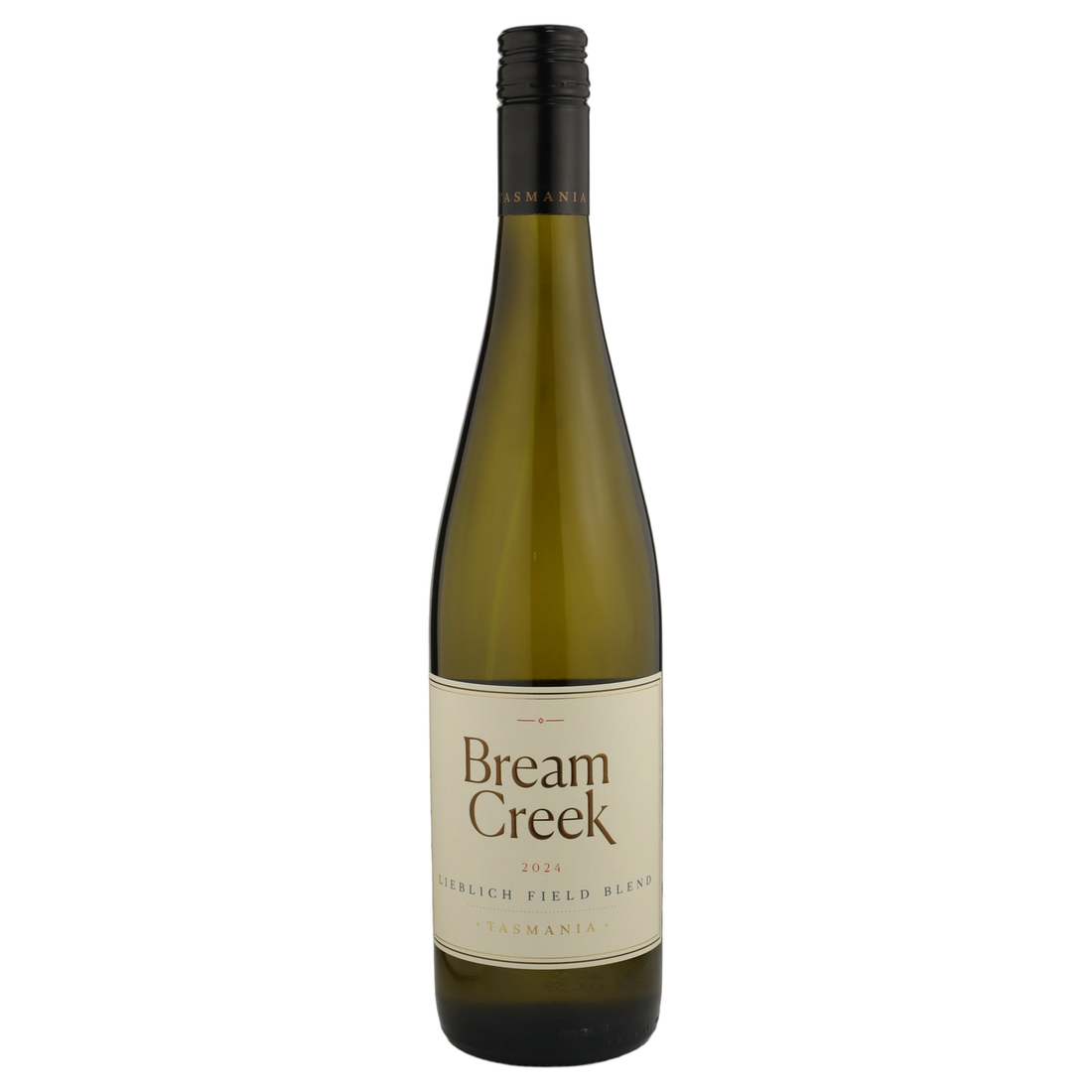 A bottle of 2024 Bream Creek Lieblich Field Blend 750ml White Wine