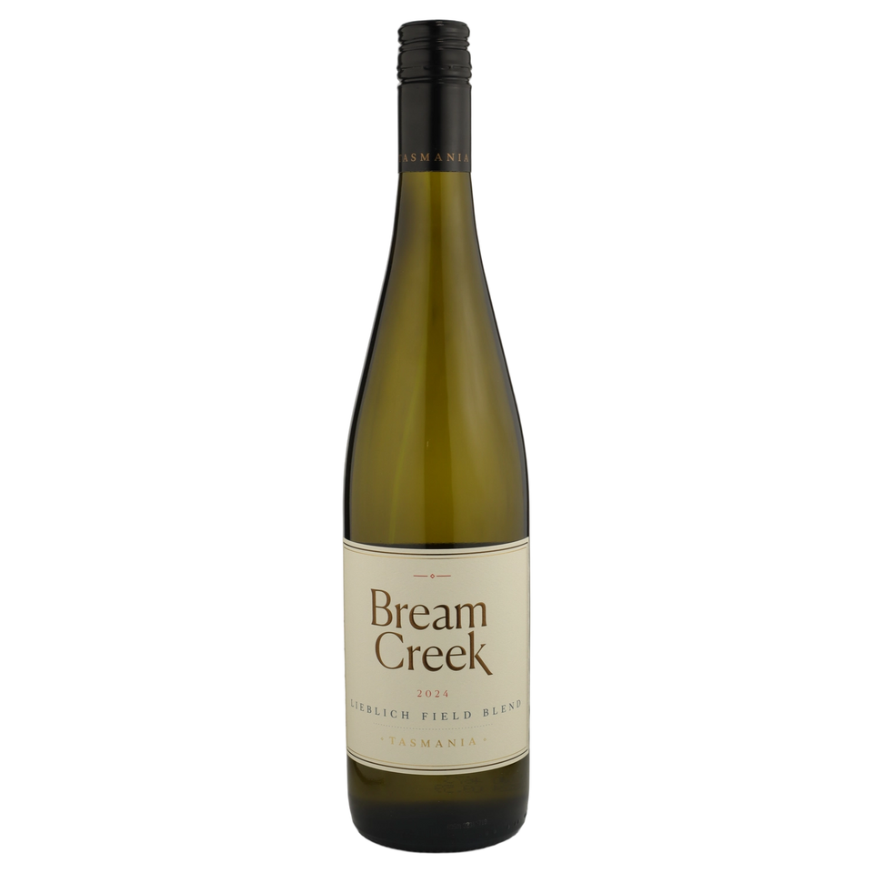 A bottle of 2024 Bream Creek Lieblich Field Blend 750ml White Wine