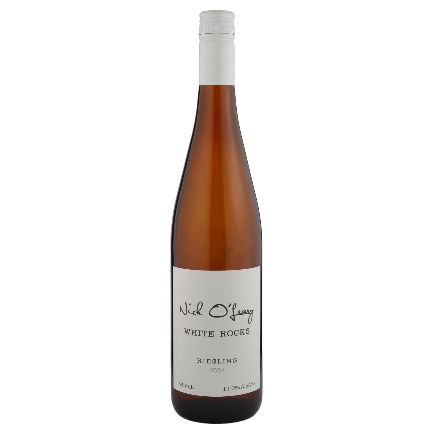 A bottle of 2024 Nick O'Leary White Rocks Riesling 750ml White Wine
