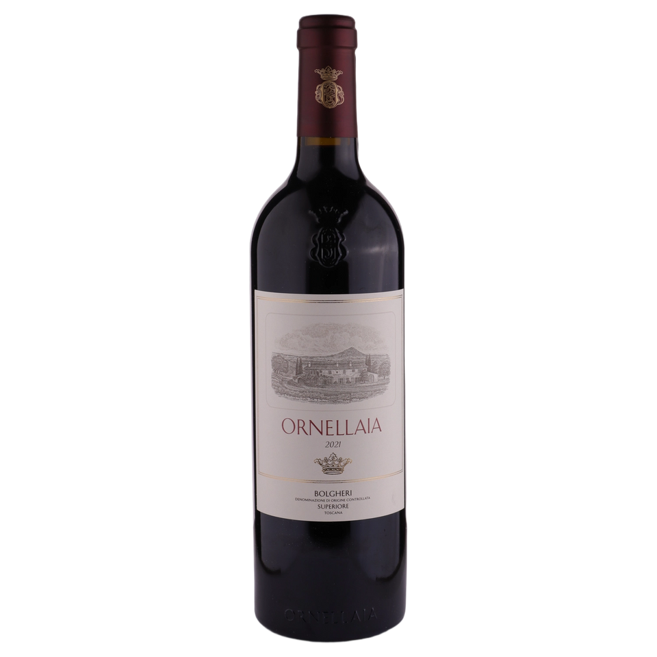 A bottle of Tenuta dell'Ornellaia Bolgheri Superiore 'Ornellaia' 2021 750ml Red Wine
