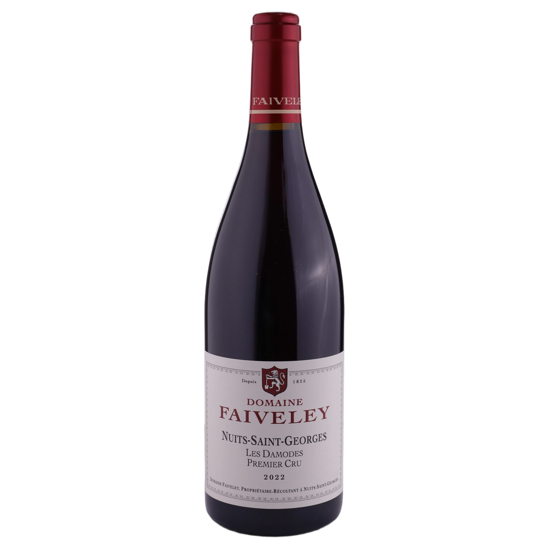 A bottle of 2022 Domaine Faiveley Nuits Saint Georges 'Les Damodes' Premier Cru 750ml Red Wine