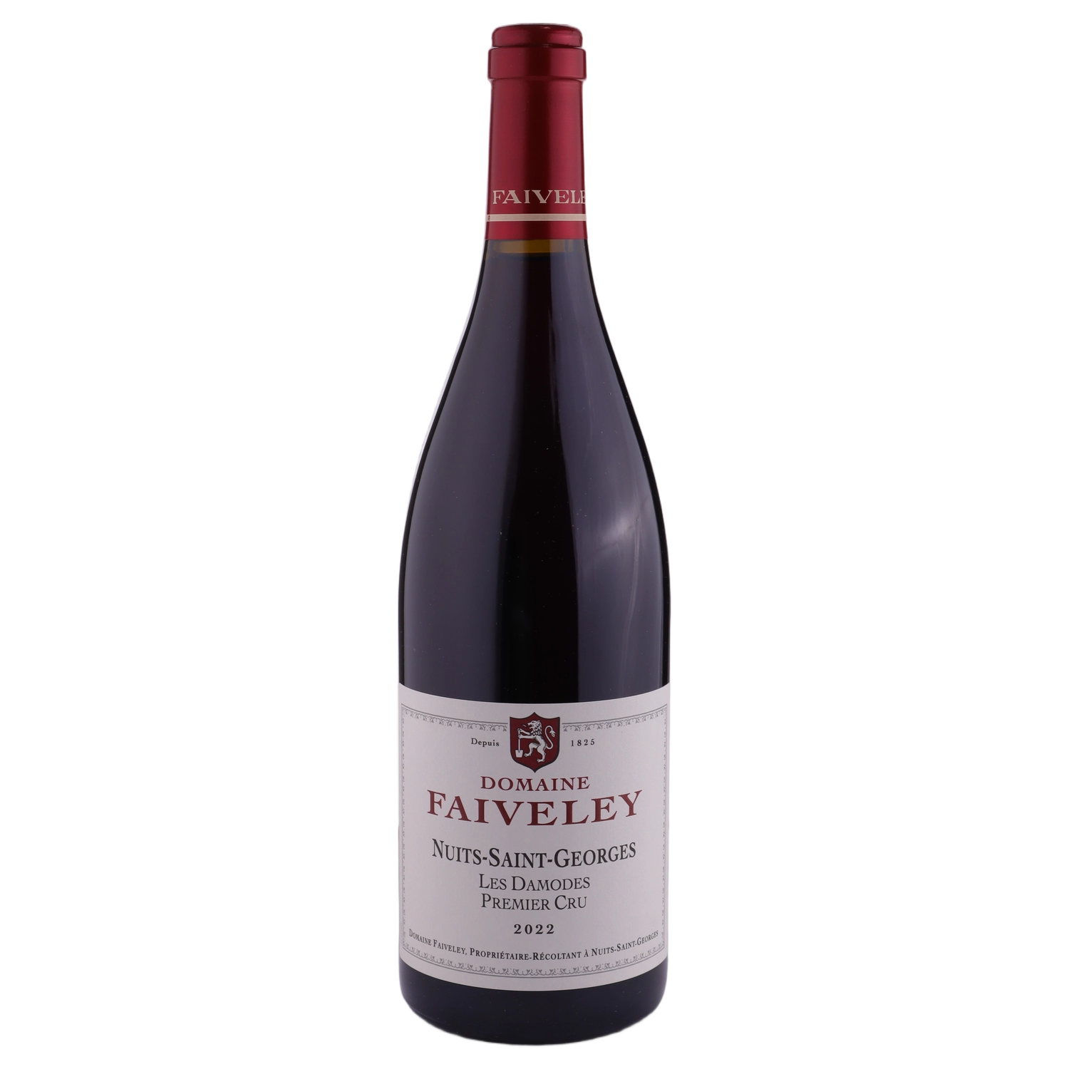 A bottle of 2022 Domaine Faiveley Nuits Saint Georges 'Les Damodes' Premier Cru 750ml Red Wine