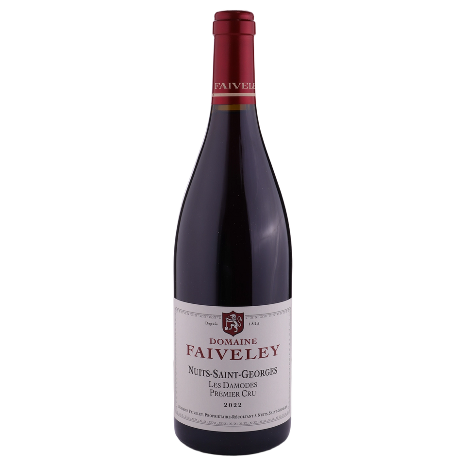 A bottle of 2022 Domaine Faiveley Nuits Saint Georges 'Les Damodes' Premier Cru 750ml Red Wine