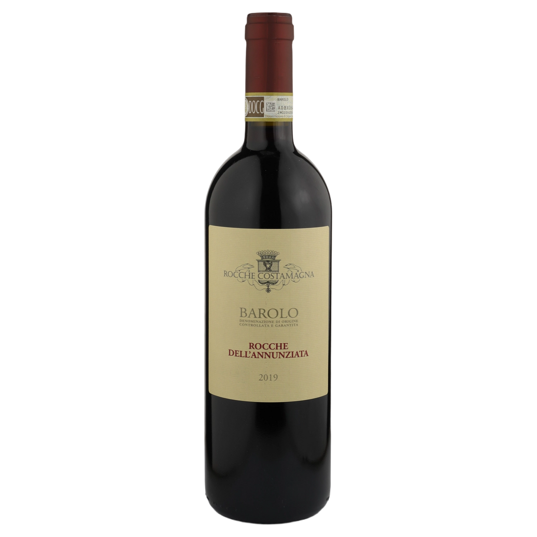 A bottle of 2019 Rocche Costamagna Barolo Rocche dell'Annunziata 750ml Red Wine