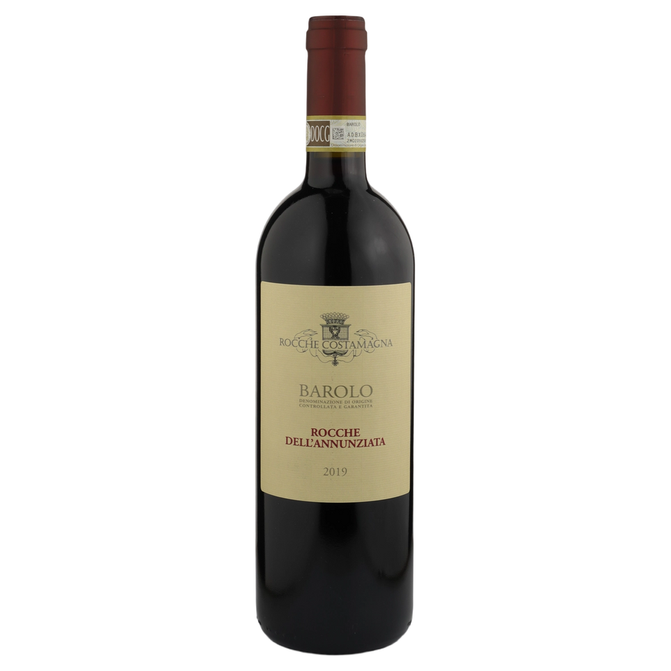 A bottle of 2019 Rocche Costamagna Barolo Rocche dell'Annunziata 750ml Red Wine