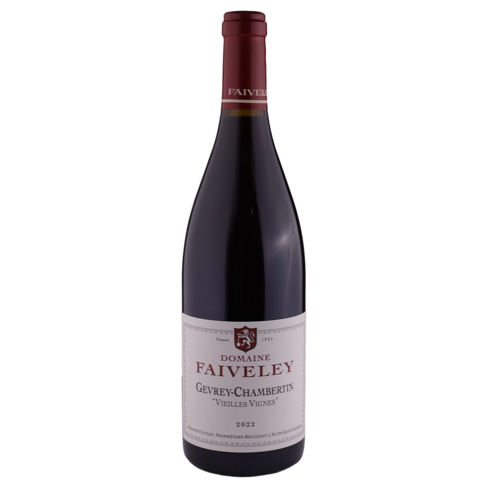 A bottle of 2022 Domaine Faiveley Gevrey Chambertin 'Vieilles Vignes' 750ml Red Wine
